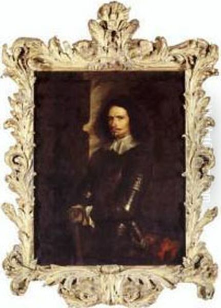 Marchese Giovan Francesco Serra Di Cassano Oil Painting by Francesco del Cairo