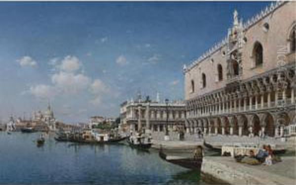 The Grand Canal, Venice Oil Painting by Federico del Campo