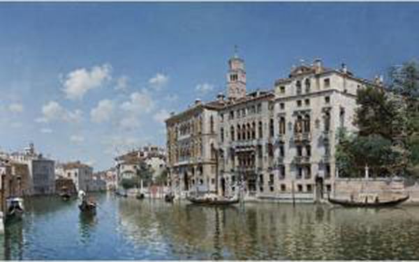 The Grand Canal, Venice Oil Painting by Federico del Campo