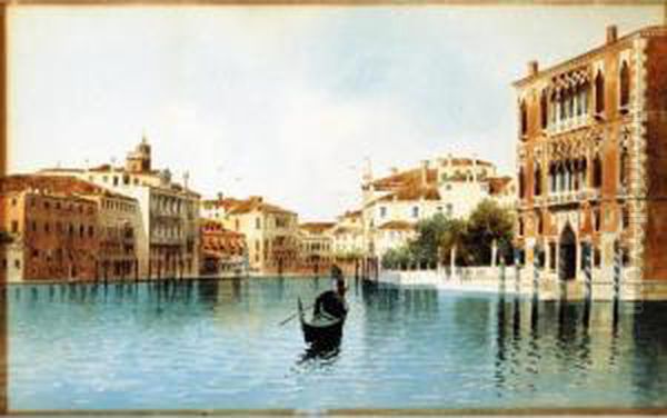 Scorcio Di Venezia Oil Painting by Federico del Campo