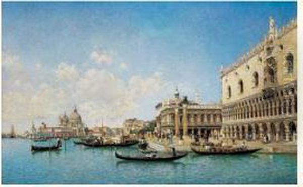 Vue De Venise Oil Painting by Federico del Campo