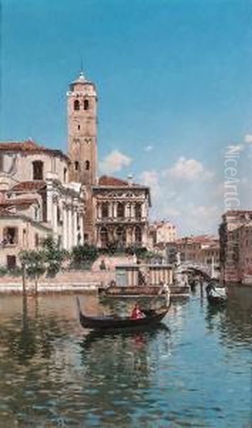 The Palazzo Labia, Venice Oil Painting by Federico del Campo