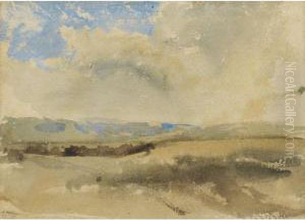 Landscape Oil Painting by Eugene Delacroix