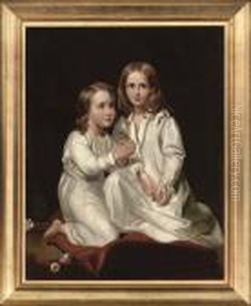 The Two Princes Oil Painting by Paul Delaroche