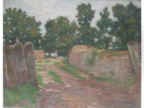 Le Chemin Creux Oil Painting by Henri Delavallee