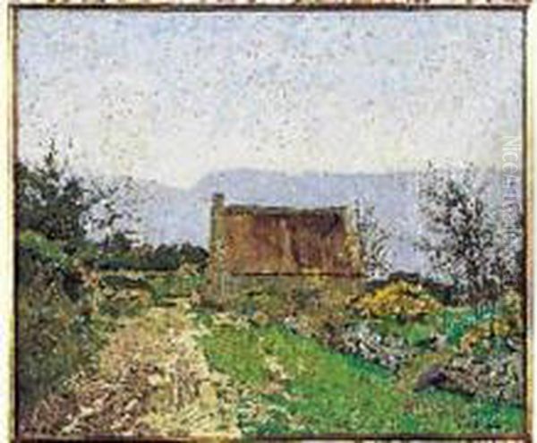 Maison Dans La Campagne Oil Painting by Henri Delavallee