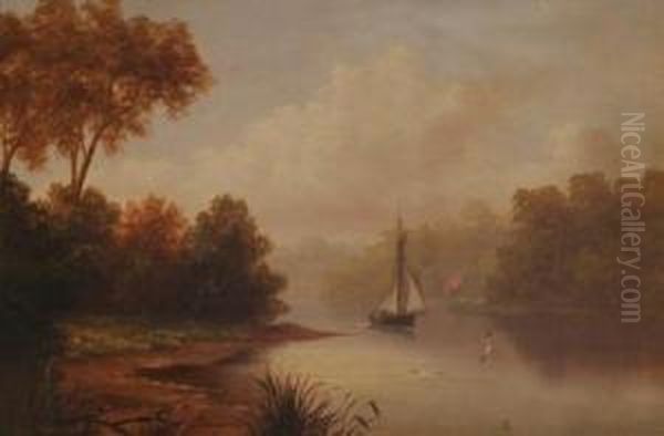 Blackwall Near Gosford Oil Painting by Valentine, Val Delawarr