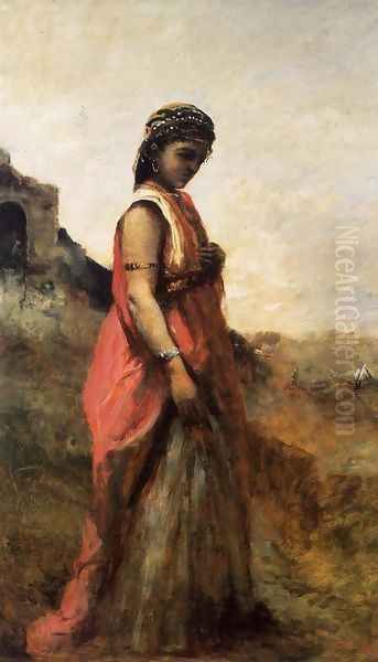 Judith, c.1872-74 Oil Painting by Jean-Baptiste-Camille Corot