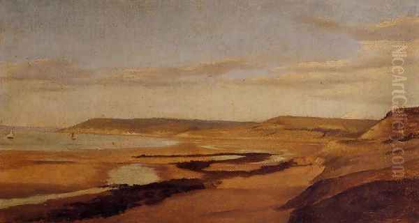 By the Sea Oil Painting by Jean-Baptiste-Camille Corot