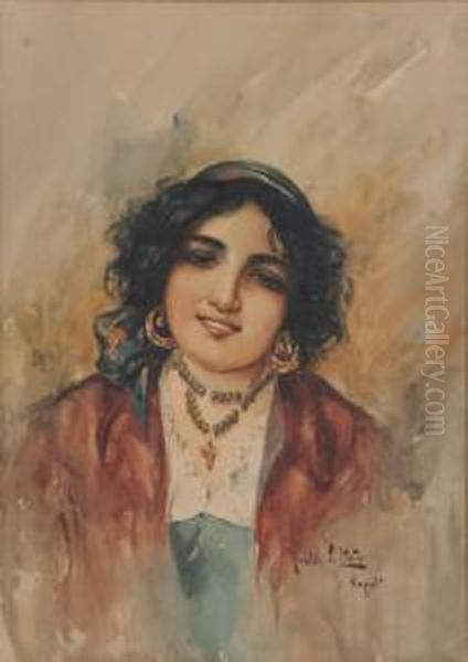 Gitana Oil Painting by Arnaldo Delisio