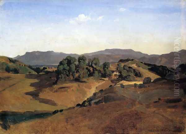 Olevano, La Serpentara Oil Painting by Jean-Baptiste-Camille Corot