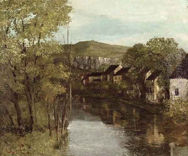 The Reflection of Ornans, c.1872 Oil Painting by Jean-Baptiste-Camille Corot