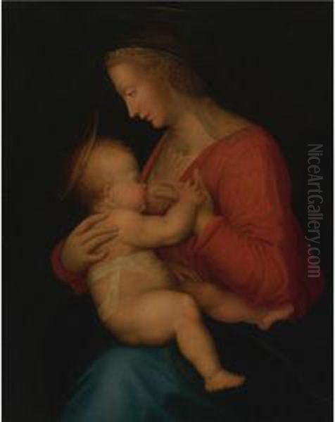 Madonna And Child Oil Painting by Fra Bartolommeo della Porta