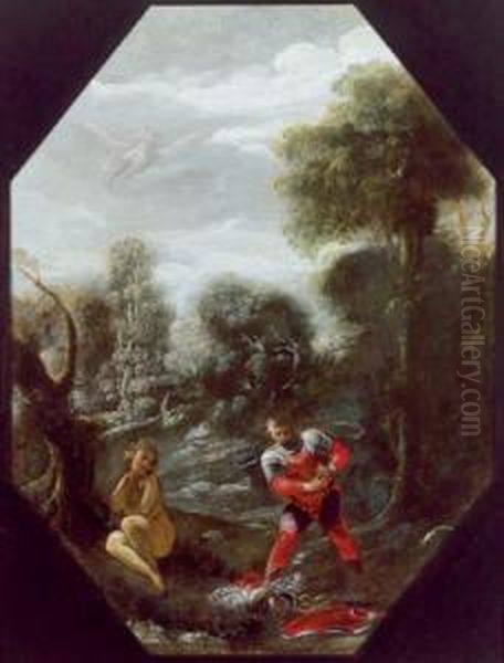 Perseo E Andromeda Oil Painting by Fra Bartolommeo della Porta