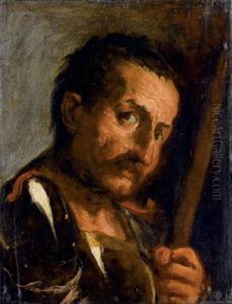 Testa Di Carattere Oil Painting by Pietro Della Vecchio