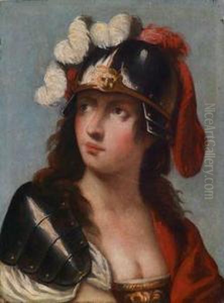 Die Gottin Minerva Oil Painting by Pietro Della Vecchio