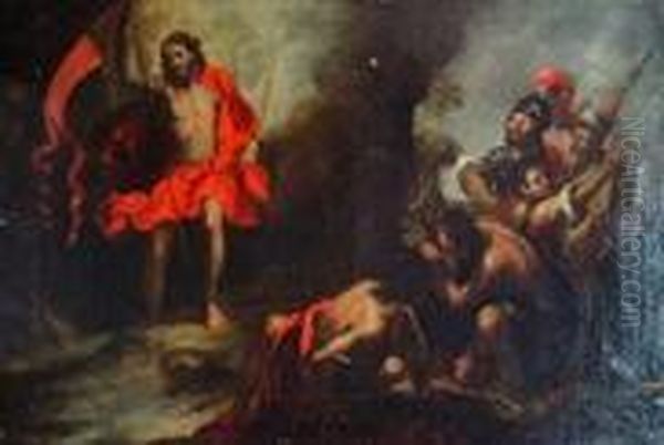 La Resurrezione Di Cristo Oil Painting by Pietro Della Vecchio