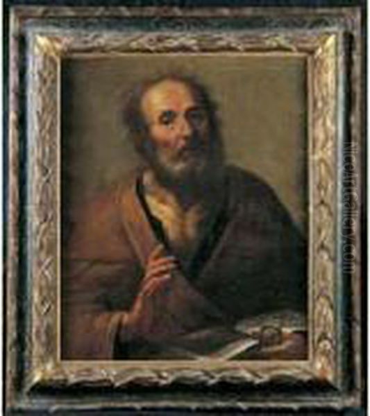 Saint Pierre Oil Painting by Pietro Della Vecchio