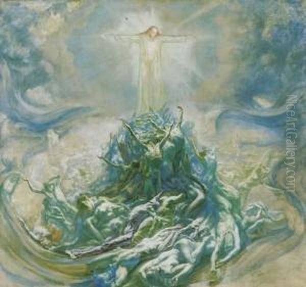 L'homme-dieu by Jean Delville