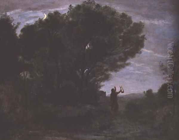 Orpheus Oil Painting by Jean-Baptiste-Camille Corot