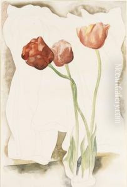 Tulips Oil Painting by Charles Demuth