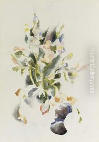 Floral Still Life Oil Painting by Charles Demuth