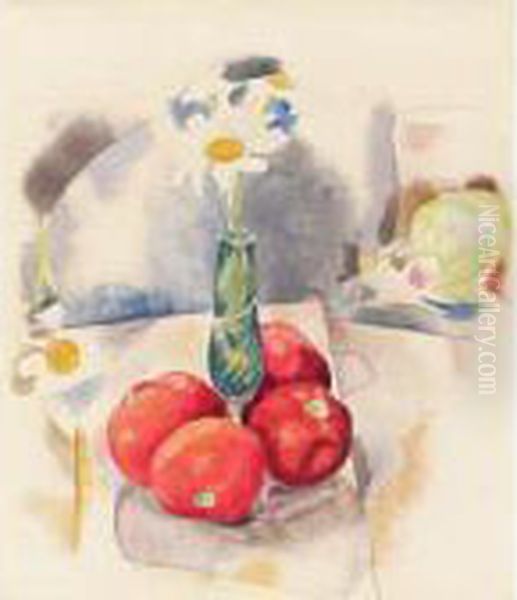 Daisies And Tomatoes Oil Painting by Charles Demuth