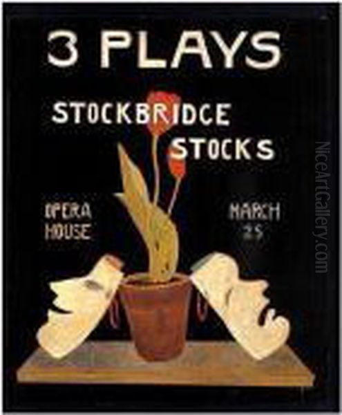 Three Plays-stockbridge Oil Painting by Charles Demuth