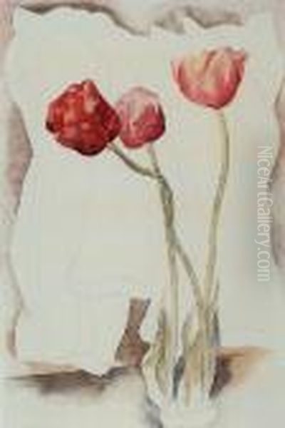 Tulips Oil Painting by Charles Demuth