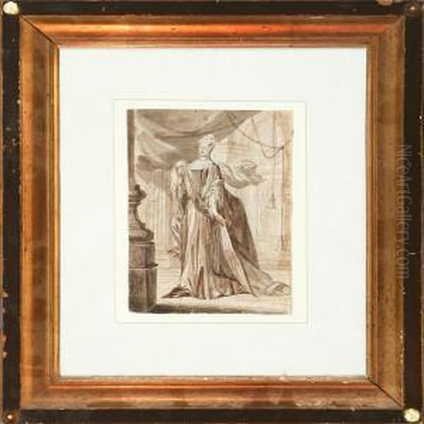 Adistinguished Lady Oil Painting by Balthasar Denner