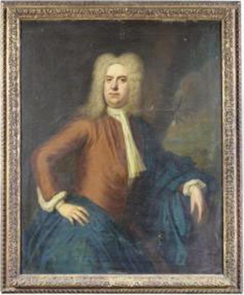 Portrait Of Thomas, 1st Baron Southwell Of Castle Mattress (circa 1665-1720) Oil Painting by Balthasar Denner