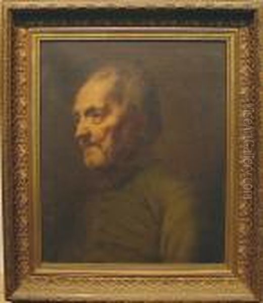 Inscribed Oil Painting by Balthasar Denner