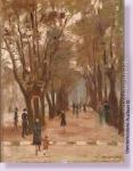 L'allee Du Parc Animee by Alexandre Denonne