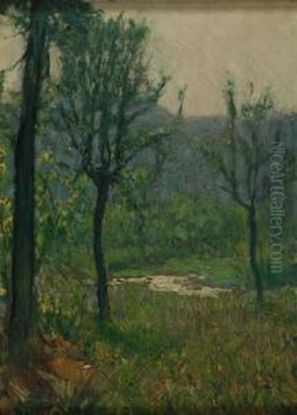 Paesaggio Di Campagna Oil Painting by Giovanni Depetris