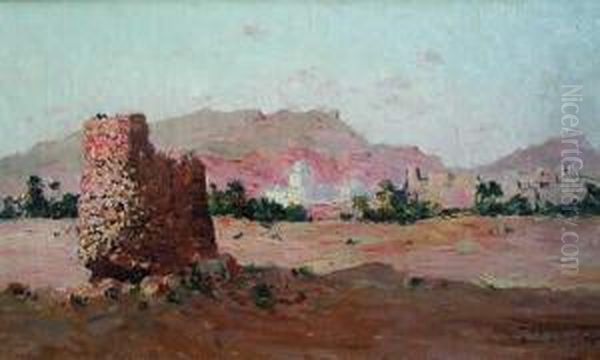 Beni-ounif. Oil Painting by Eugene Deshayes