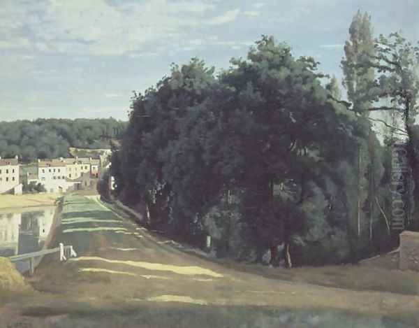 Ville D'Avray, c.1840 Oil Painting by Jean-Baptiste-Camille Corot