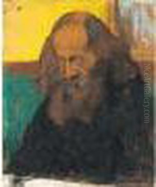 Portrait D'homme Barbu Oil Painting by Andre Devambez