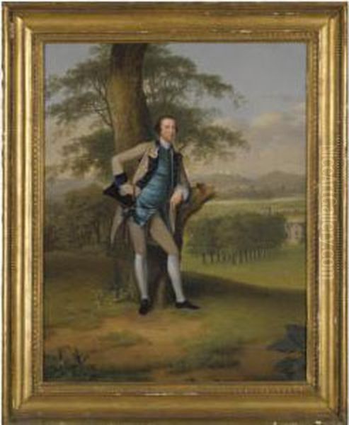 Portrait Of Lord Robert Manners-sutton Oil Painting by Arthur Devis