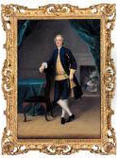 Portrait Of Mr Thomas Oil Painting by Arthur Devis