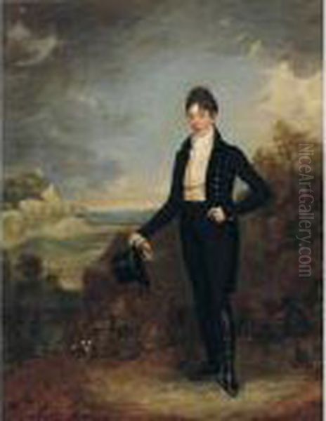 Portrait Of A Gentleman Oil Painting by Arthur William Devis