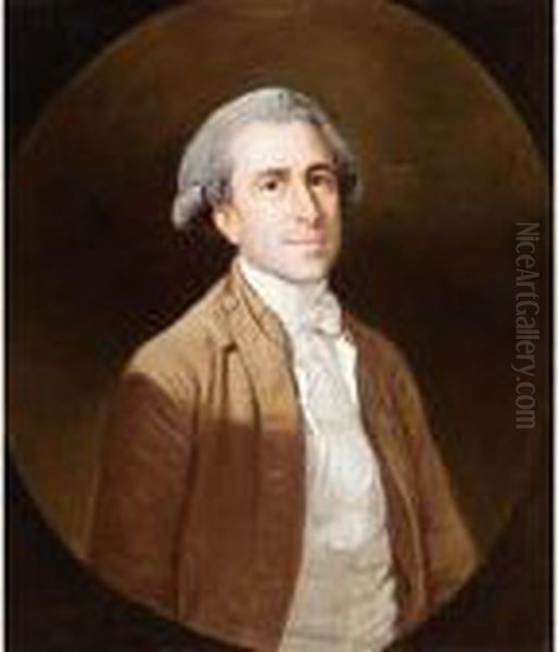 Portrait Of Thomas Henry Davies (1751 - 1792) Oil Painting by Arthur William Devis