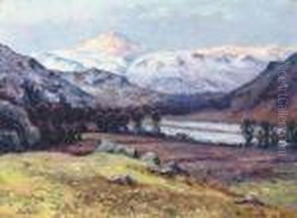 Glen Falloch, Scotland Oil Painting by Wynford Dewhurst