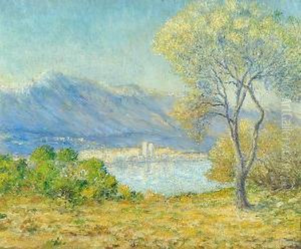 Antibes Oil Painting by Wynford Dewhurst