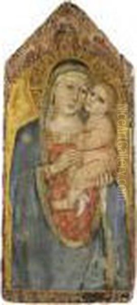 Madonna Col Bambino Oil Painting by Taddeo Di Bartolo