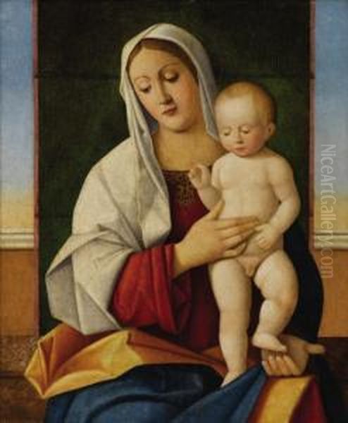 Madonna And Child Oil Painting by Francesco Bissolo