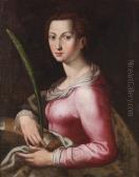 Saint Catherine Oil Painting by Agnolo Bronzino