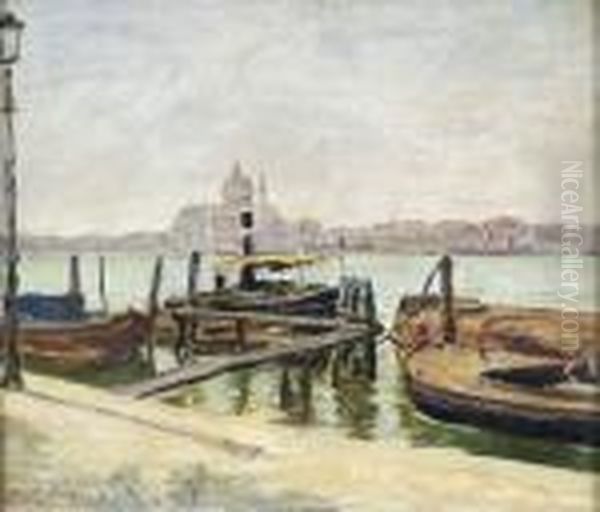 Venezia Oil Painting by Guido Di Montezemolo