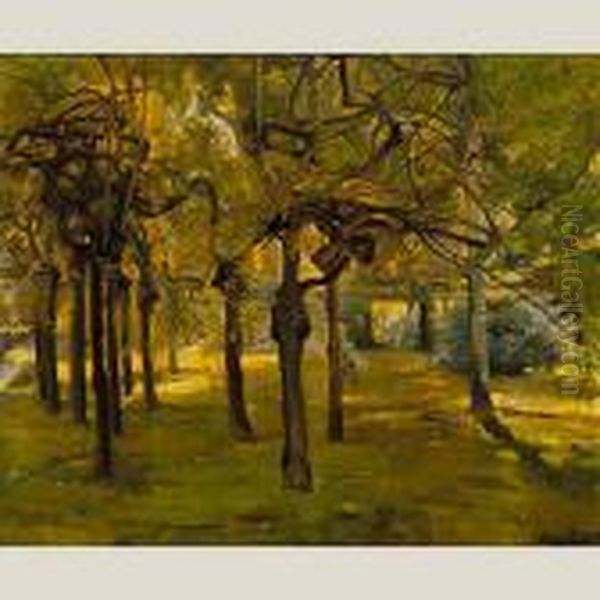 Bosque Italiano Oil Painting by Ignacio Diaz Olano