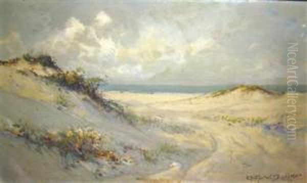 Dunes Oil Painting by Arthur Vidal Diehl