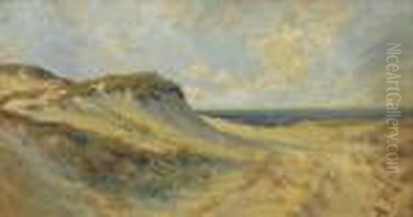 Cape Cod Dunes Oil Painting by Arthur Vidal Diehl